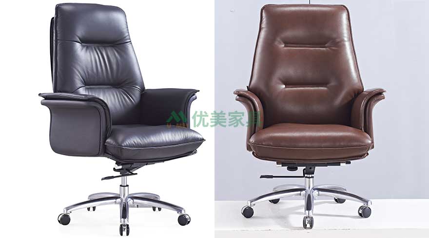 真皮办公椅-K2-805 可升降大班椅