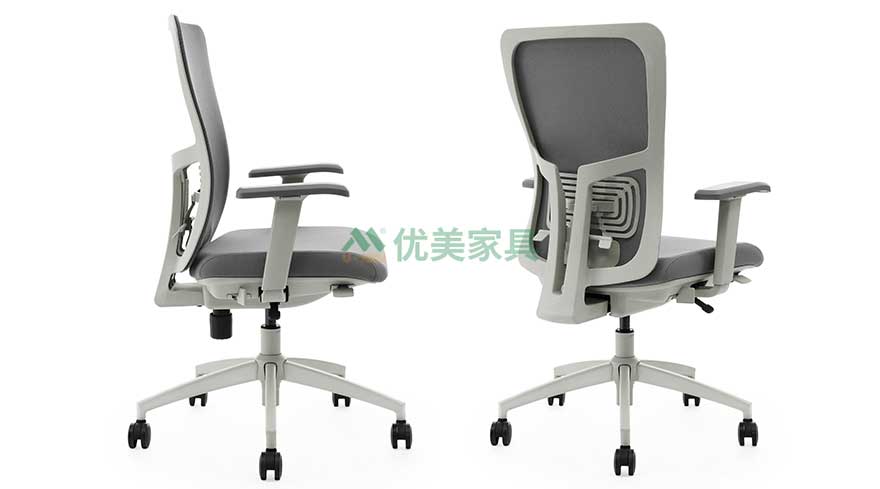 网布办公椅系列之职员椅K1-02A尼龙框架款