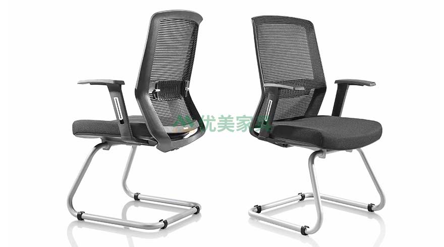 网布办公椅-ZM-T23弓形椅脚款